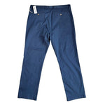 Tommy Bahama Boracay Maritime Dark Blue Cotton Flat Front Chino Tailored S 36x30