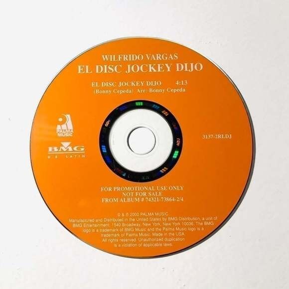 Rare! CD Wilfrido Vargas ‎– El Disc Jockey Dijo