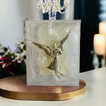 Vintage Seasons of Cannon Falls Serenity Angel Pewter Ornament 3" You Are Loved