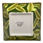 Sweet Olive Designs Jane Adams 3 PC Square Bowl Set 6 Tropical Floral Ceramic VG