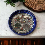Holy Land Ceramic Serving Bowl 5.2" Hand Painted Israel Jerusalem Bethlehem NWOT