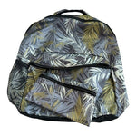 Unisex Tropical Leaves Canvas Backpack Laptop Travel Daypack Excellent