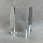 3D Laser Etched Crystal Glass Ballerina Paperweight Dancing Ballet Figurine Box