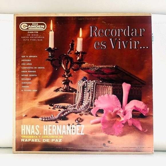 LP Hermanas Hernandez -Recordar Es Vivir Vinyl Record