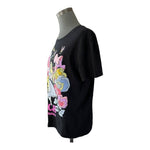 Disney Alice in Wonderland Graphic T-Shirt Black Juniors XL Gildan Used Licensed