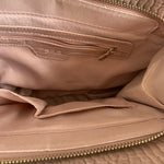 Bebe Natalie Dusty Pink Croco Faux Leather Satchel Tote Bag NWT