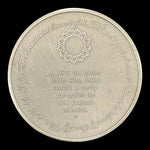 Franklin Mint History of Colonial America Pewter Medal War Against Colonists VG
