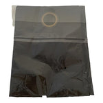 Home Queen Black Faux Silk Grommet Curtain Valance 37"x18" Light Filtering NWT