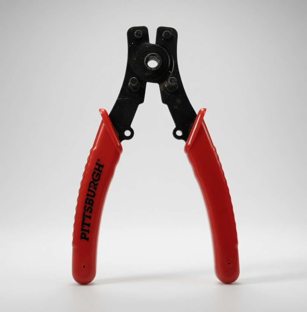 Pittsburgh Hose Clamp Pliers Tool Red Handle Spring Clamp Remover EXC Vintage
