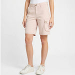 Lauren Ralph Lauren Women's Peach Bermuda Cargo Shorts 8 Cotton 6 Pockets NWT