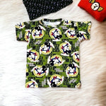 Disney Boys Mickey Mouse T-Shirt Multicolor Crew Neck Short Sleeve Cotton Blend