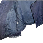 Ann Taylor Loft Womens Dark Blue Cropped Blazer Jacket Size 10