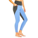 PRANA Stefania 7/8 Yoga Leggings Blue Grey Capri Pants Women XS VG