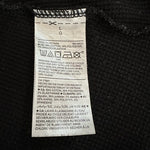 Old Navy Women's Black Rib Knit Long Sleeve T-Shirt L Crew Neck Stretch VG
