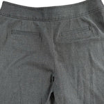 White House Black Market Contour Tweed Wide Leg Pants 10R Black Gray Lined EXC