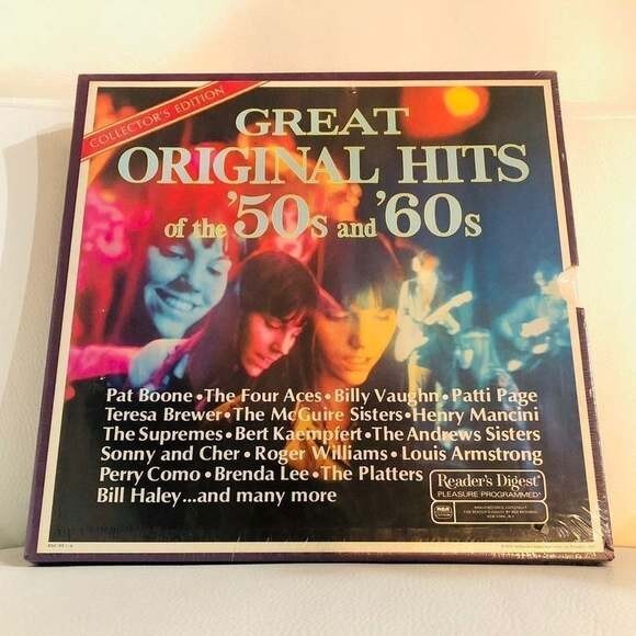 LP Great Original Hits Of The '50s And ' Vinyl Record