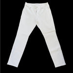Ann Taylor LOFT White Curvy Skinny Mid Rise Cotton Spandex Jeans Sz 29/8 VG