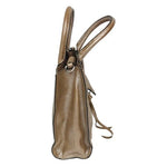 Rebecca Minkoff Metallic Gold Leather Crossbody Bag Small Shoulder Tote Bag Good