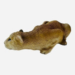 Cougar Puma Statue 5" Sandcast Hand Painted Hunting Pose Wildlife Figurine