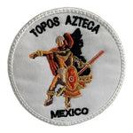 New Topos Azteca Mexico Embroidered Thread Patch Chevron 3" Collectible