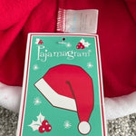 Pajamagram Santa Snuggle Hat Red White Pompom Adult One Size Fleece NWT