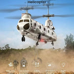 NIB SYMA Remote Control Helicopter S52H Military Transport RC Helicopter Simulat