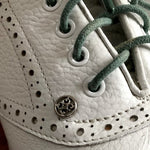 FORE G4 Golf Sneakers White Green Men's Leather Shoes Size 12.5