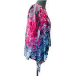 STYLE & CO Womens Cami Top & Duster Set M Illusive Vision Floral Multicolor 2pc