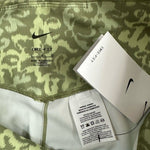 Nike Dri FIT One Mid Rise Leggings L Honeydew Alligator Green Pockets NWT