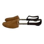 Vintage Wooden Shoe Tree Brown Handle Medium Size 4 Shoe Keeper Travel