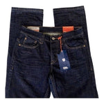 CLOCKHOUSE Dark Blue 100% Cotton Straight Fit Regular Waist Denim Jeans Sz 28x32