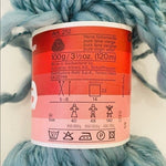 FLAMINIA Schaffhauser Pure Virgin Wool Bulky Blue Vintage Knitting Yarn New