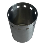 Oneida Stainless Steel Utensil Holder Caddy Silver Kitchen Organizer 6" Tall