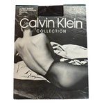 Vintage Calvin Klein Ultra Sheer Lycra Pantyhose Almost Black Size A Control Top