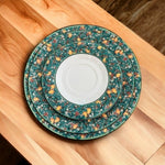 Mikasa Ultima Plus Le Havre Chop 3 Piece Set Soup Bowl Salad Bread Plate NWOB