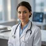 Dual Head Stethoscope Black Chrome Medical Diagnostic Nurse Doctor VG Classic
