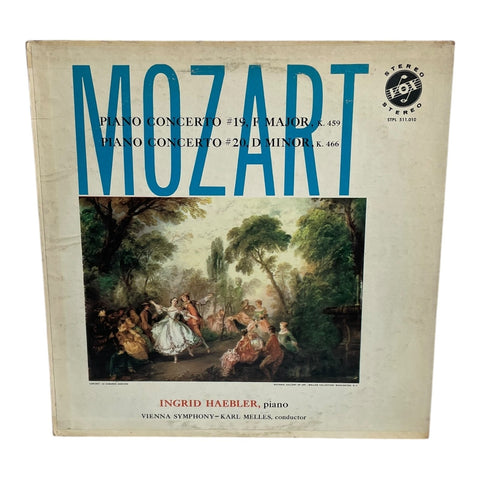 Mozart Piano Concertos 19 & 20 Ingrid Haebler Vienna Symphony VOX 1958 Stereo
