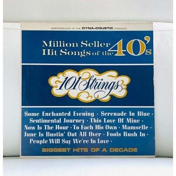 LP Million Seller Hit Song's Of The 40's Vinyl Record