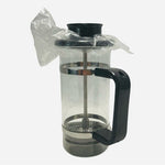 French Press 6.5" Black Stainless Steel Coffee Tea Maker Single Cup New