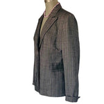 GARFIELD & MARKS Gray Purple Pinstripe Blazer Women’s Alicia Jacket S 8