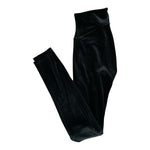 SPANX Up & Coming Black Velvet Slimming Pull-On Leggings Womens Sz Small EXC