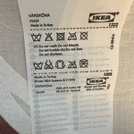 IKEA VÅRSKÖNA Panel Curtain White 24"x118" Cotton Polyester Paulin Machado NIB