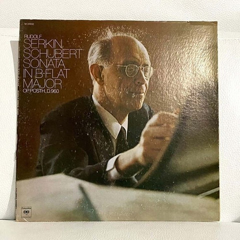LP Rudolf Serkin, Schubert ‎– Sonata In B-Flat Major Op. Posth., D.960