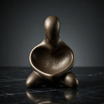Abstract Clay Mother Goddess Sculpture Fertility Symbol Modern Art Figurine 4x6"
