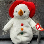 TY Beanie Baby Chillin Snowman Family Set 5pc Snowball Jingle Beanies NWT 2001