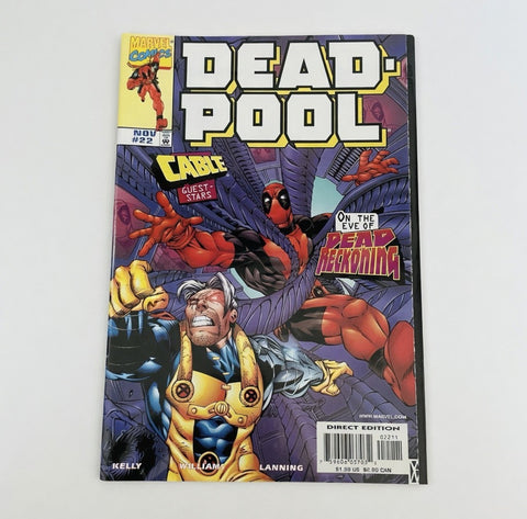 Marvel Comics Deadpool #22 Nov 1998 Cable Guest Stars Dead Reckoning NM New
