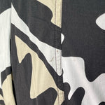 Diane Von Furstenberg Edan Wrap Dress Normandie Bloom Geometric Black White Tan