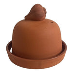 Vintage Progressive International Terra Cotta Onion Garlic Roaster Pot 5" NIB