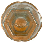 Rare Vintage AVON Roses Roses Cologne Gelée 4oz Jar Clear Glass Decanter New