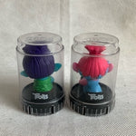 Good2Grow Podz Trolls Poppy Branch Juice Toppers Figurines Hasbro 3" Lot of 2 VG